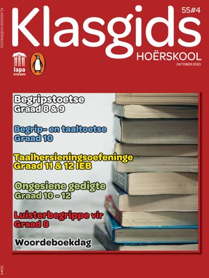cover image of Klasgids Oktober 2020 Hoërskool